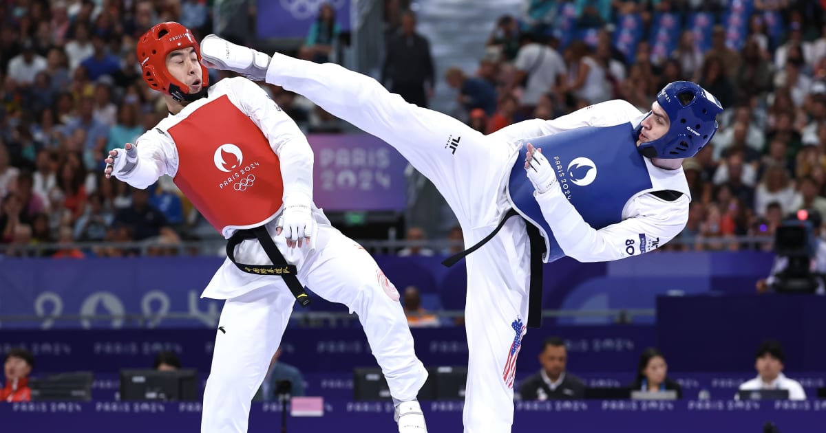 USA Taekwondo Jonathan Healy Advances to Quarterfinals in Men's +80kg